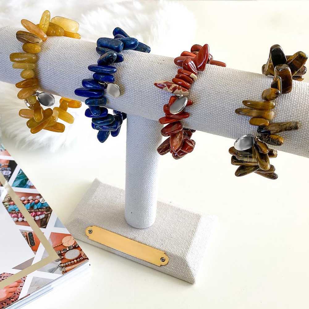 Summer Chakra Healing Crystal Jewelry,Boho Natural Chip Crystal Stone Beads Bracelet,Handmade Stretch Bracelet
