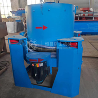 Centrifugeuse de Concentration Minérale Hengchang pour l'Extraction d'Or, Usine de Traitement d'Or 100 TPD, Capacité 10-40t/h