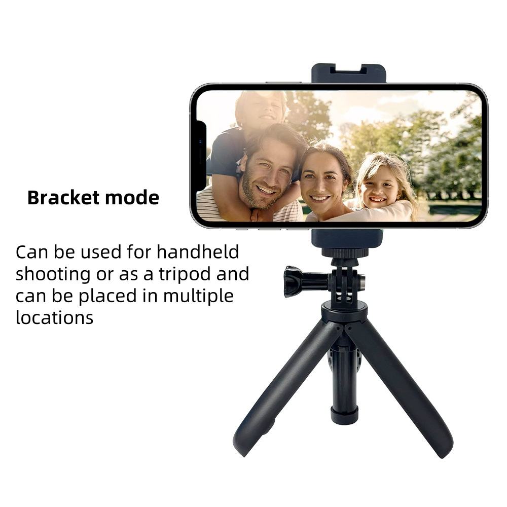 Hongdak for Gopro Accessories Mini Extended Selfie Stick Live Tripod Selfie Stick Induction Telescopic Mobile Phone Clamp