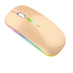 Nuovo <span class=keywords><strong>Mouse</strong></span> <span class=keywords><strong>Wireless</strong></span> <span class=keywords><strong>Bluetooth</strong></span> con Ricarica, Illuminazione e Modalità Duale Silenziosa, Vendita all'Ingrosso dalla Fabbrica - Product Image 6