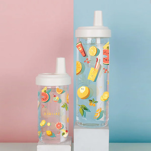 ขวดน้ำดื่มพลาสติก Boba ไม่มีสาร BPA ป้องกันการรั่วซึมสำหรับเด็กเด็กเด็กเด็กน่ารัก Bobo - Product Image 6