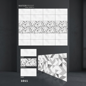 Azulejos de pared de cerámica de diseño moderno de porcelana atractiva de 300x600mm 12x24 para cocina, sala de estar, comedor, interiores, la mejor calidad - Product Image 4
