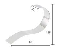 Supports de ceinture de comptoir présentoirs de ceinture en cuir organisateur support d'affichage de ceinture unique en acier inoxydable