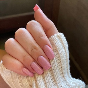 Uñas Postizas de Marca Propia, <span class=keywords><strong>Manicura</strong></span> <span class=keywords><strong>Francesa</strong></span> Blanca Corta <span class=keywords><strong>con</strong></span> Uñas Postizas - Product Image 3