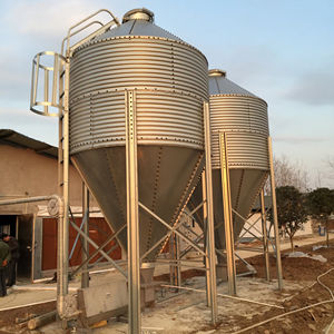 Nuevo Equipo de Ganadería Avícola y Porcina, Silo de Almacenamiento de Alimentos Automático con Estructura Galvanizada en Caliente - Product Image 1