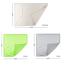 Serviette de nettoyage plissée en microfibre pour la cuisine, séchage rapide, taille et couleur personnalisées