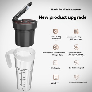Portable Mini Electric <b>Juice</b> <b>Machine</b> for Household Use New 500ml Capacity 6 Stainless Steel Blades USB Charging English - Product Image 2