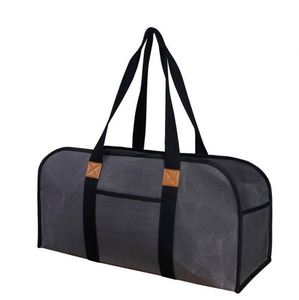 Échantillon Gratuit : Sac de Transport Robuste pour Bois de Chauffage, Sac Fourre-tout en Toile Cirée Durable pour Bois de Cheminée - Product Image 3