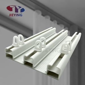 Jieying soffitto in plastica tre binario per tenda in Pvc binario e binario sospeso per tenda con accessori - Product Image 3