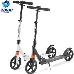 New Model Folding Adult Kick Foot Scooter with 200mm Big Wheels for Outdoor Sports