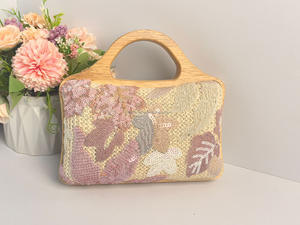 Nouveau sac à main pour femme en sequins brodés à fleurs, sac à main de soirée à chaîne - Product Image 4