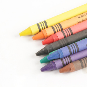 <span class=keywords><strong>Ensemble</strong></span> de crayons non effaçables 4-6-8 couleurs pour l'art des enfants à l'école, coffret de dessin dans une boîte en papier kraft vierge - Product Image 2