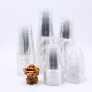 Wholesale Coffee Boba Milk Tea Beer Juice Disposable <b>Drink</b> <b>Cups</b> 9 10 12 14 16 18 20 22 24 32oz Clear PET <b>Plastic</b> <b>Cups</b> With Lids - Product Image 1