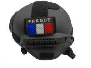 Infrarrojo IR Francia colores bandera reflectante parches chaleco táctico gancho y bucle sujetador parche para casco coser IR parche táctico - Product Image 4