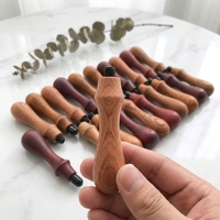 Pengganti Gagang Kayu Solid Alami, Gagang Kayu Pengganti untuk Stempel Segel Lilin