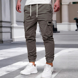 <span class=keywords><strong>Pantaloni</strong></span> Cargo Casual da Uomo all'Ingrosso - Joggers in Tela Slim Fit con Tecnologia Anti-Piega - Product Image 3