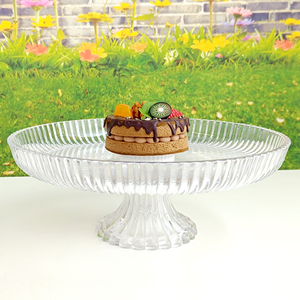 <span class=keywords><strong>Support</strong></span> de service de fruits 10/12/13 pouces <span class=keywords><strong>support</strong></span> de <span class=keywords><strong>bonbons</strong></span> à pieds tourbillon <span class=keywords><strong>support</strong></span> de gâteau en plastique transparent en cristal - Product Image 2