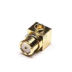 DC-26.5GHz snap-in lò vi sóng SMP nối nữ góc bên phải Hàn 047 'rg405