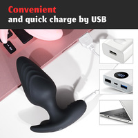 Plug anal et vibromasseur en silicone pour hommes, masseur de prostate télécommandé, jouets sexuels