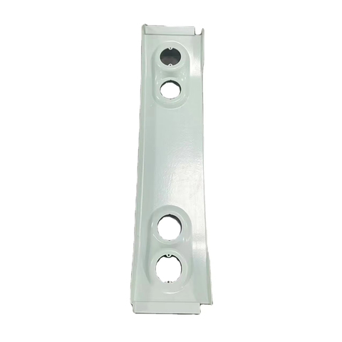 Custom White Plastic Vacuum Formed Component for Industrial Equipment Panel with Circular Holes Design