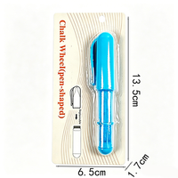 Porte-craie en forme de stylo rechargeable avec capuchon, marqueur de craie portable pour machine à coudre industrielle