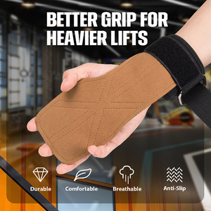 Customized logo From 50pcs MKAS Comfortable Durable Microfiber Gym Hand <strong>Grips</strong> Weightlifting <strong>Gloves</strong> Wrist Support Fitness <strong>Gloves</strong> - Product Image 4