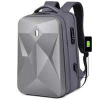 Tas Ransel Laptop Bisnis Fashion Grosir 2026 Tahan Air Bahan Poliester dengan Port USB untuk Pengisian Daya, Tas Selempang Outdoor