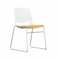 Polypropylène Manufacture Haute Qualité En Métal Cadre En Plastique Bureau Réunion Conférence Salle D'attente Chaises