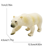 Modelos de Animales Salvajes de Plástico para Simulación Transfronteriza: Koala, Pingüino, Pangolín, León, Zorro Fennec, Oso Polar, Toro. Juguetes y Adornos.