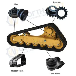 Piezas de tren de rodaje Mini Skid Steer Loader a la venta