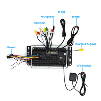 MEKEDE Écran Android 4+64G Car-play Lecteur multimédia audio de voiture automatique 1024*600 Navigation GPS 7 pouces pour Chevrolet Epica Captiva