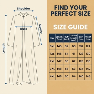 Elegant Cream Open Abaya Chiffon Hotfix <b>Long</b> Sleeve Maxi <b>Dress</b> Set with Inner <b>Dress</b> <b>for</b> <b>Eid</b> Modest Occasion Wear - Product Image 4