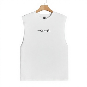 Men's Olive <b>Green</b> Sleeveless <b>Tank</b> <b>Top</b> O-Neck Solid Knitted Casual Wear - Product Image 5
