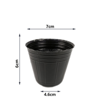 Pot Pembibitan Plastik Mini 7cm, Pot Bibit Kecil, Fitur Biodegradable