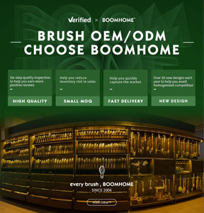 ชุดแปรงและหวีเด็ก BOOMHOME ขนแพะนุ่ม แปรงผมเด็ก รับทำโลโก้ - Product Image 6