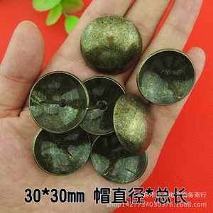 Antique Green 30x30mm <b>Brass</b> Stud <b>Nails</b> For Sofa Decorative Thumbtacks - Product Image 1