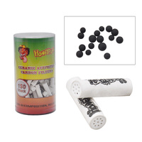 Élément filtrant à charbon actif de 9mm 9*35mm HONEYPUFF 150 pièces par pot vente chaude accessoires de produits de cigarettes en gros