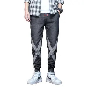 Penjualan Terbaik Kualitas Tinggi Celana Jeans Kasual Celana Panjang Pria Longgar Baru Obral dengan Harga Murah
