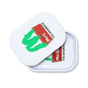 Plateaux à rouler en métal 18*14cm avec couvercle magnétique, en fer blanc, personnalisables avec logo – Vente en gros - Product Image 4