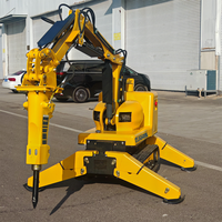 Robot de démolition hydraulique compact télécommandé électrique ANTS MR110 pour la construction intérieure, les mines et les tunnels