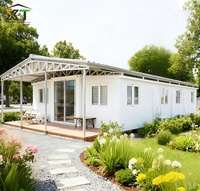 Nouvelle conception de maison préfabriquée avec toit en pente, maison conteneur extensible facile à installer, maison mobile miniature préfabriquée