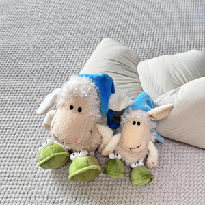 Peluche <span class=keywords><strong>de</strong></span> Oveja Alemana NI, Cordero <span class=keywords><strong>de</strong></span> Peluche, Almohada Adorable, Muñeco Cálido, Relleno <span class=keywords><strong>de</strong></span> Poliéster Súper Suave, Unisex, <span class=keywords><strong>Precio</strong></span> <span class=keywords><strong>de</strong></span> Fábrica, Regalo - Product Image 3