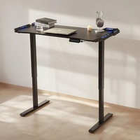 Bureau de jeu ergonomique réglable en hauteur, bureau debout motorisé électrique pour joueur de PC professionnel, bureau à domicile