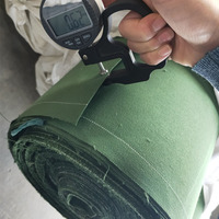 Toile de bâche en polyester verte imperméable et respirante pour l'extérieur, tissu épais pour tente, résistant à la pluie
