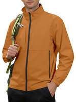 Vente en gros Veste coupe-vent de haute qualité Veste légère personnalisée pour hommes Manteau de travail coupe-vent Veste imperméable à coquille souple
