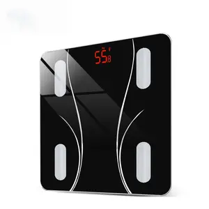 강화 유리 180KG 스마트 홈 저울 건강 BMI 개인 욕실 체지방 디지털 전자 계량 저울