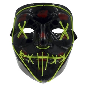 Luz máscara para <span class=keywords><strong>disfraz</strong></span> de <span class=keywords><strong>Halloween</strong></span> EL alambre de <span class=keywords><strong>purga</strong></span> máscara para Festival de las Partes - Product Image 2