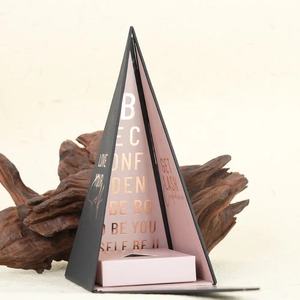 Custom Triangle <b>Magnetic</b> Closure Luxury Foldable Rigid Cosmetics Jewelry Perfume Packaging Paper <b>Gift</b> <b>Box</b> - Product Image 1