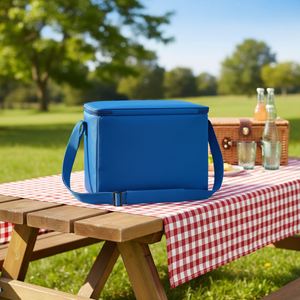 Sac isotherme pour pique-nique, sac à déjeuner de voyage en plein air avec longues bretelles - Product Image 5