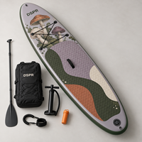 Planche à pagaie gonflable stable avec tapis antidérapant et kit de pagaie complet pour adultes et jeunes, idéale pour les excursions sur le lac